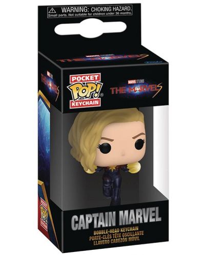 Ключодържател Funko Pocket POP! Marvel: The Marvels - Captain Marvel - 2