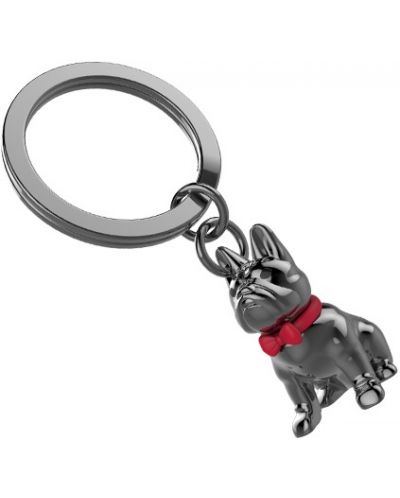 Ключодържател Metalmorphose - Bull Dog with Red Bow tie - 2