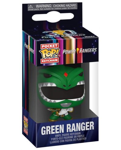 Ключодържател Funko Pocket POP! Television: Mighty Morphin Power Rangers - Green Ranger - 2