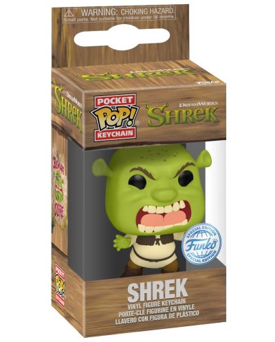 Ключодържател Funko Pocket POP! Movies: Shrek - Shrek (Special Edition) - 2