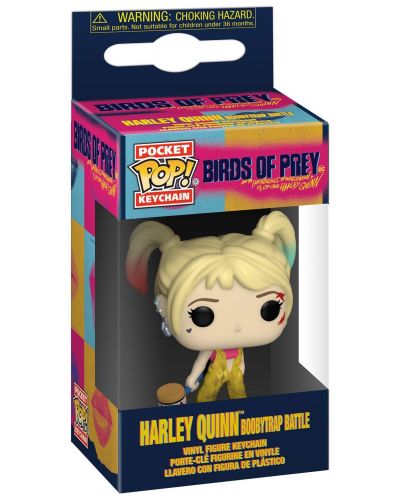 Ключодържател Funko Pocket Pop! Birds of Prey - Harley Quinn (Boobytrap Battle) - 2