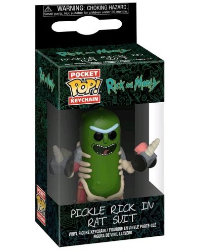 Ключодържател Funko Pocket Pop! Animation: Rick & Morty - Pickle Rick - 2