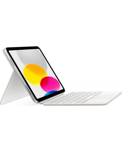 Клавиатура Apple - Magic Keyboard Folio BG, iPad 10th Gen, бяла - 4