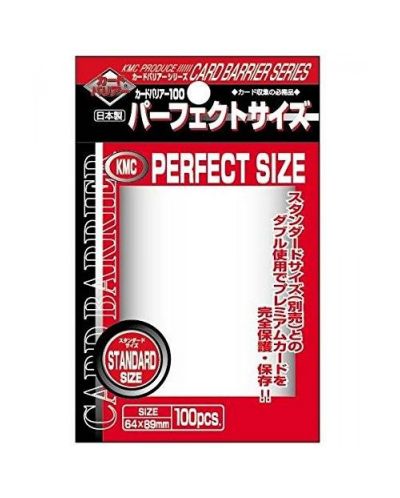 KMC Standard Sleeves - Perfect Size (100 Sleeves)