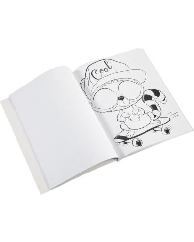 Книжка за оцветяване Grafix Colouring - А4, със стикери, за момче - 3