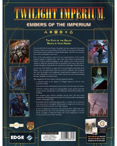 Ролева игра Twilight Imperium: Genesys - Embers of the Imperium - 2