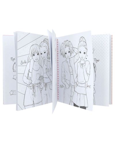 Книжка за оцветяване Depesche TopModel - Cutie Star - 5