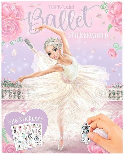 Книжка със стикери Depesche TopModel - Ballet - 1