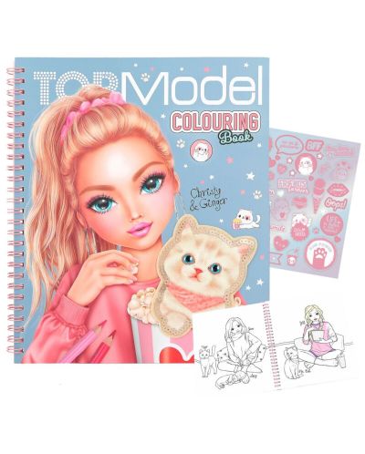 Книжка за оцветяване Depesche TopModel - Cutie Star - 1