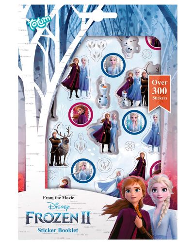 Книжка със стикери Totum - Frozen, 150 броя - 1