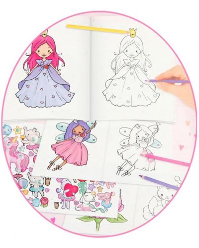 Книжка за оцветяване Depesche TopModel - Princess Mimi - 5