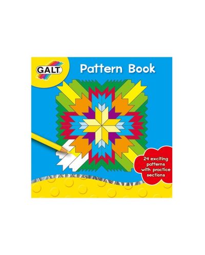 Книжка за оцветяване Galt - С мозайки - 1
