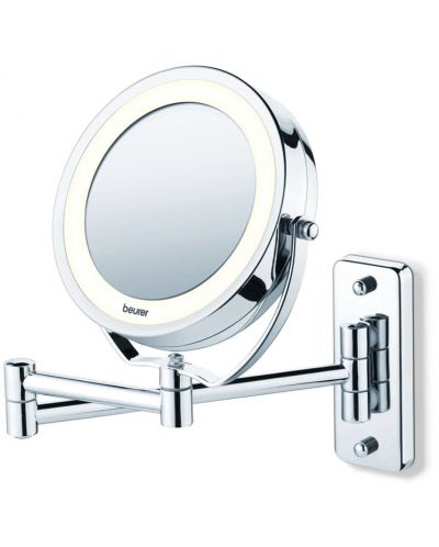 Козметично LED огледало за стена Beurer - BS 59, 11 cm, бяло - 1