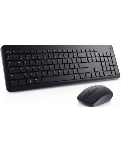 Комплект Dell - Wireless Keyboard + Mouse KM3322W, безжичен, черен - 1