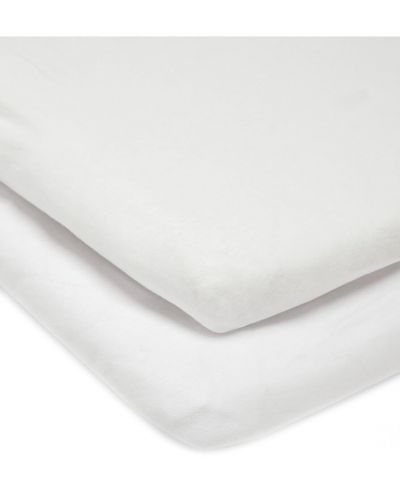 Комплект чаршафи за кошче Mamas & Papas - White, 50 х 87 cm, 2 броя - 1