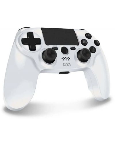 Безжичен контролер Cirka - NuForce, бял (PS4/PS3/PC) - 2