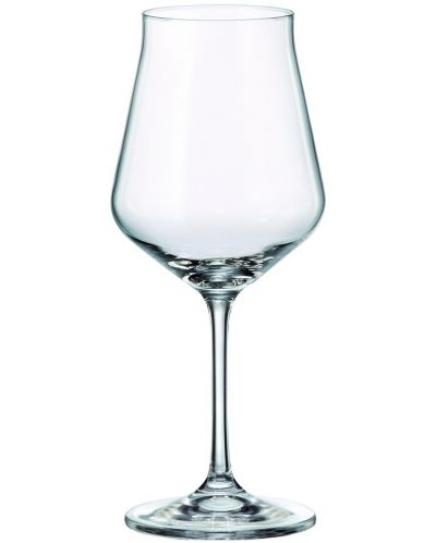 Комплект чаши за вино Bohemia - Royal Lida, 6 броя x 450 ml - 1