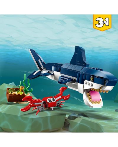 Конструктор LEGO Creator 3 в 1 - Създания от морските дълбини (31088) - 5