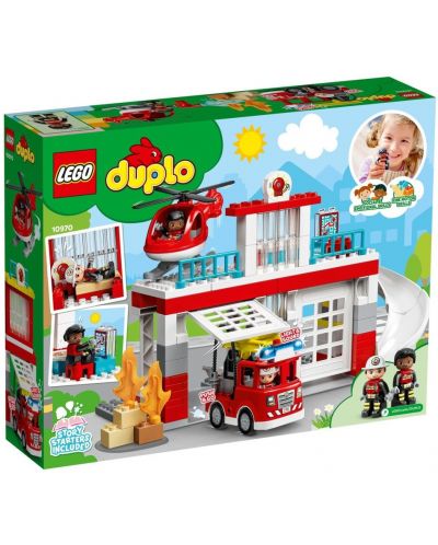 Конструктор LEGO Duplo Town - Пожарна команда и хеликоптер (10970) - 2