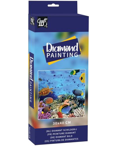 Комплект за рисуване с мъниста Grafix - Подводен свят - 1