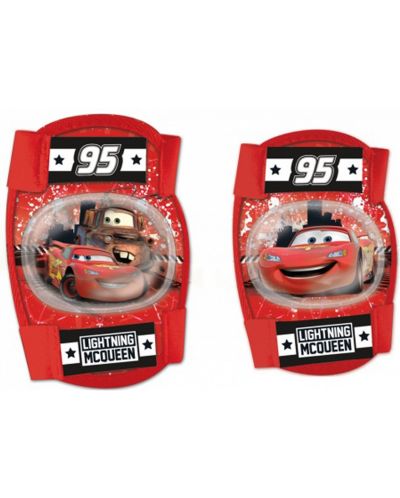 Комплект детски протектори BIKE SPORT - Cars, червен - 1