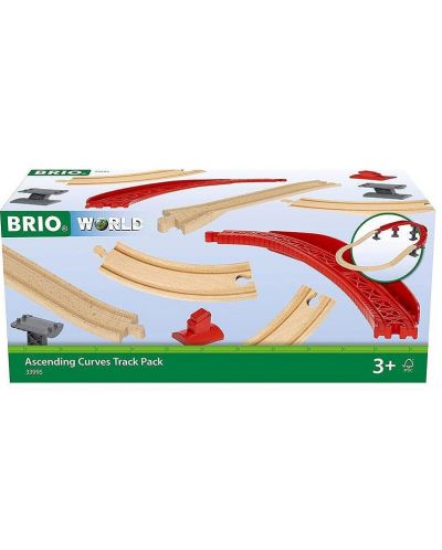 Комплект за игра Brio - Релси, пътища и подпори - 4