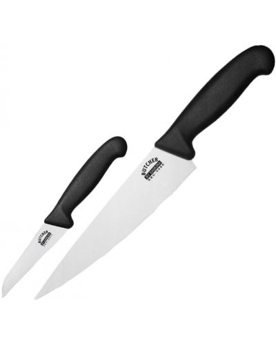 Комплект от 2 ножа Samura - Butcher, черна дръжка - 1