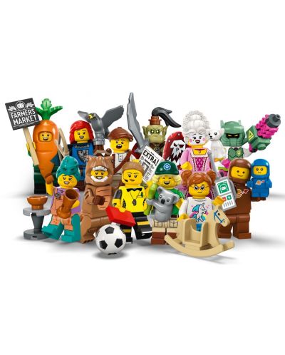  Колекционерски мини фигурки LEGO Minifigures - серия 24, (71037), асортимент - 2