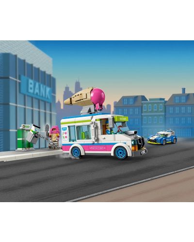 Конструктор LEGO City - Полицейско преследване с камион за сладолед (60314) - 6