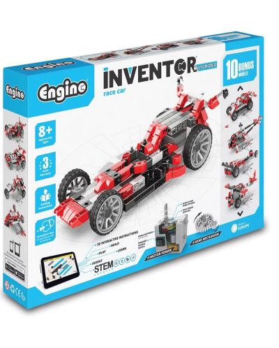 Конструктор 10 в 1 Engino Inventor Motorized - Състезателна кола - 1