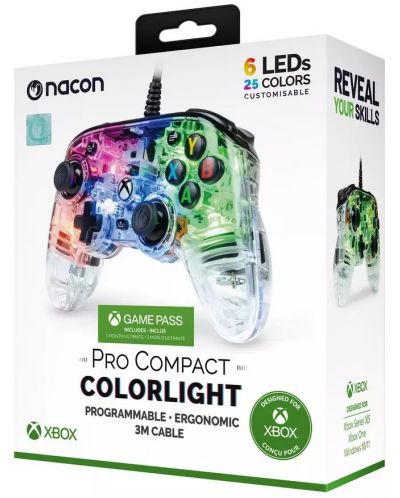 Контролер Nacon - Pro Compact, Colorlight (Xbox One/Series S/X) - 9