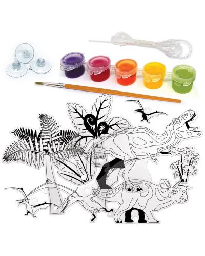 Комплект DinosArt - Оцвети фигурките на динозаври - 3