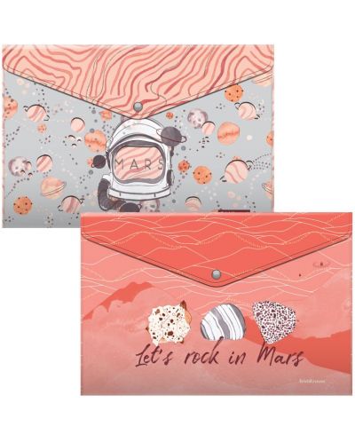 Комплект папки с копче Erich Krause - Martian Girl, A4, 4 броя - 1