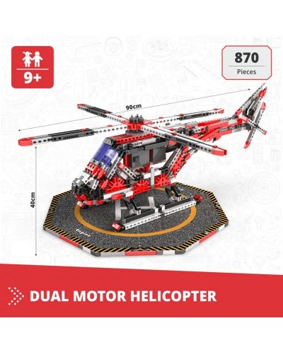 Конструктор Engino Mega Builds - Хеликоптер с 2 перки - 3