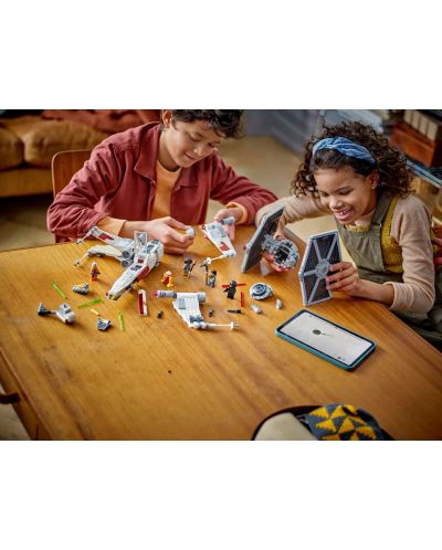 Конструктор LEGO Star Wars - TIE и X-Wing изтребители (75393) - 7