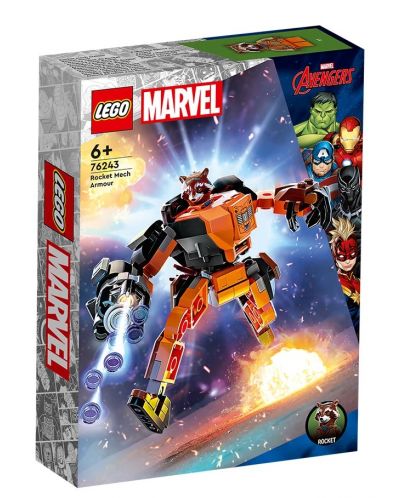 Конструктор LEGO Marvel Super Heroes - Роботската броня на Ракета (76243) - 1