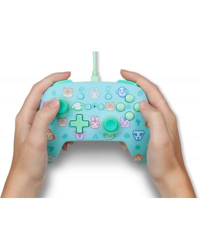 Контролер PowerA - Enhanced, жичен, за Nintendo Switch, Animal Crossing: New Horizons - 9