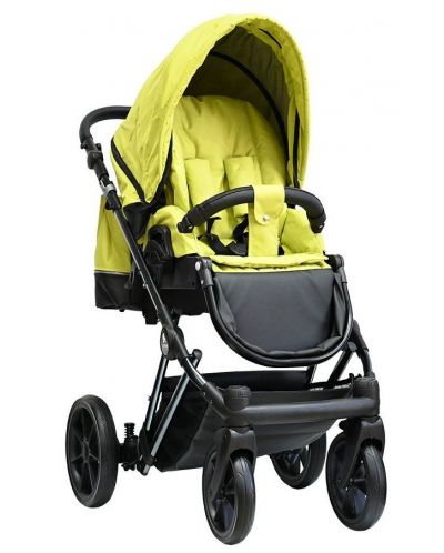 Комбинирана количка Tutek - Diamos Pro, 3 в 1, жълта - 1