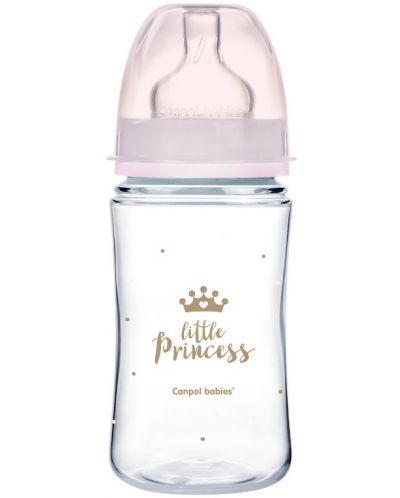 Комплект за новородено Canpol - Royal baby, розов, 7 части - 2