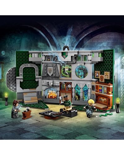 Конструктор LEGO Harry Potter - Банерът на Слидерин (76410) - 4