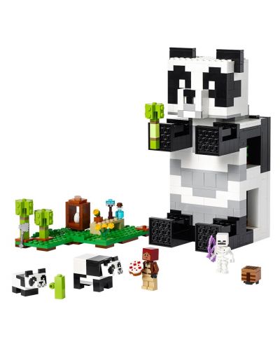 Конструктор LEGO Minecraft - Къщата на пандите (21245) - 3
