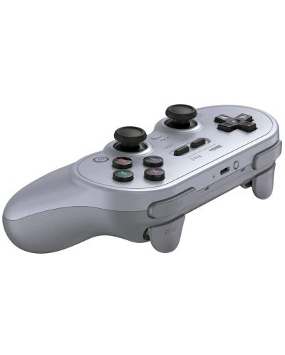 Безжичен контролер 8Bitdo - Pro2, сив (Nintendo Switch/PC) - 2