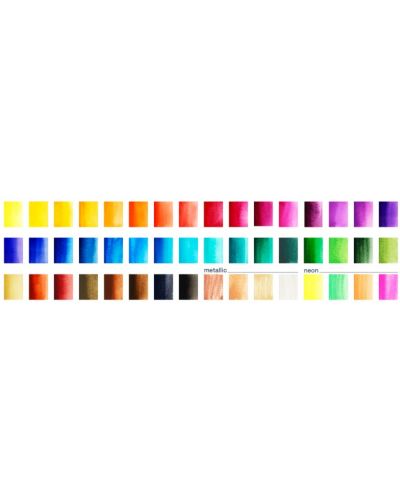 Комплект акварелни бои Faber-Castell - 48 цвята, в кутия - 3