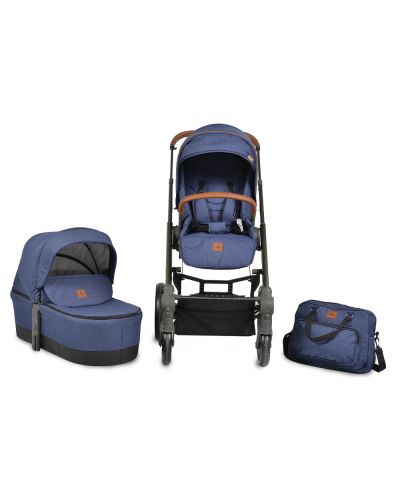 Комбинирана детска количка Cangaroo - Icon 2 в 1, деним - 3