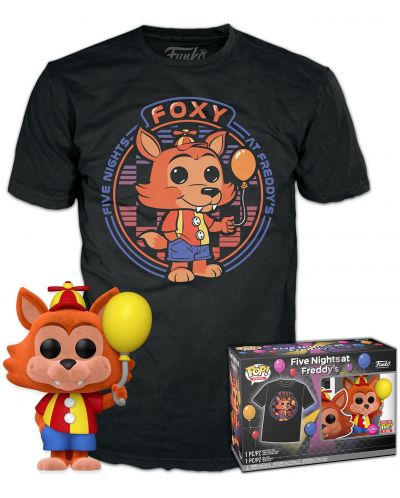 Комплект Funko POP! Collector's Box: Games - Five Nights at Freddy's (Balloon Foxy) (Flocked) - 1