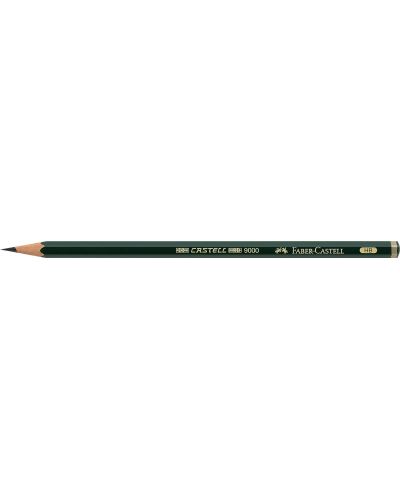 Комплект чернографитни моливи Faber-Castell 9000 - 6 броя - 3
