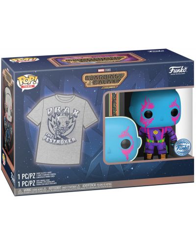 Комплект Funko POP! Collector's Box: Marvel - Guardians of the Galaxy - Drax (Blacklight) (Special Edition) - 6