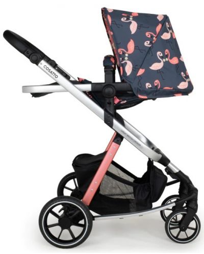 Комбинирана бебешка количка 3 в 1 Cosatto - Giggle Trail, Pretty Flamingo - 3