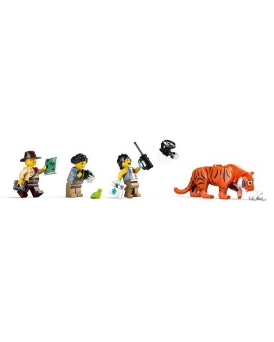Конструктор LEGO City - Изследовател в джунглата с офроуд камион (60426) - 3