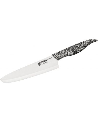 Комплект от 3 ножа Samura - Inca, черно-бяла дръжка - 4